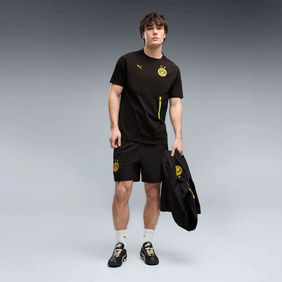 T-shirt Dortmund PumaTech noir jaune
