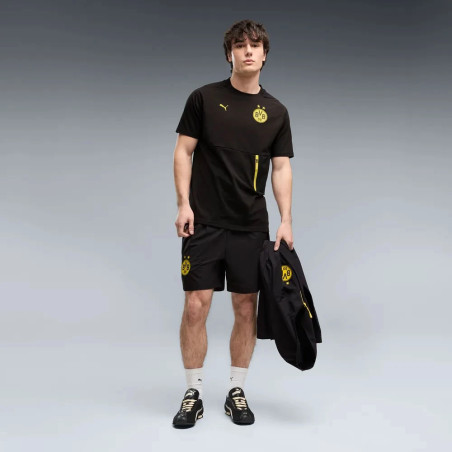 T-shirt Dortmund PumaTech noir jaune