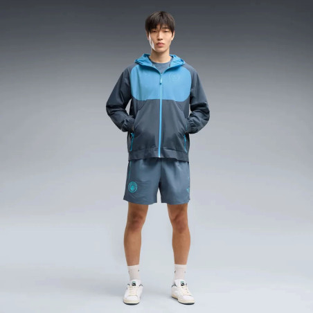 Veste survêtement Manchester City PumaTech Woven bleu