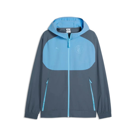 Veste survêtement Manchester City PumaTech Woven bleu