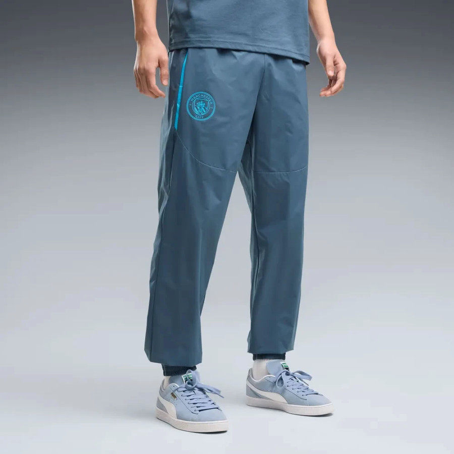 Pantalon survêtement Manchester City PumaTech Woven bleu