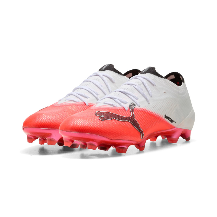 Puma Ultra Nitro 7 Ultimate FG blanc rouge