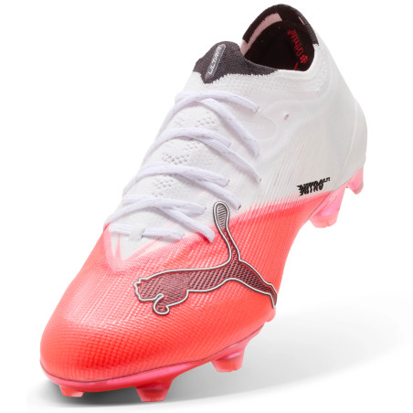 Puma Ultra Nitro 7 Ultimate FG blanc rouge