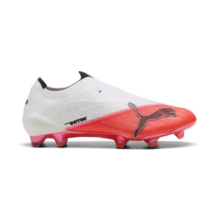 Puma Ultra Nitro 7 LaceLess Ultimate FG blanc rouge