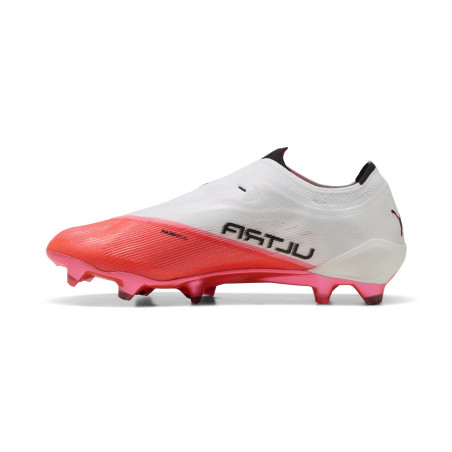 Puma Ultra Nitro 7 LaceLess Ultimate FG blanc rouge