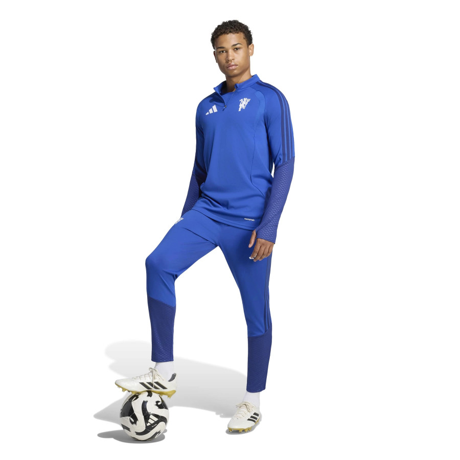 Sweat zippé Manchester United bleu