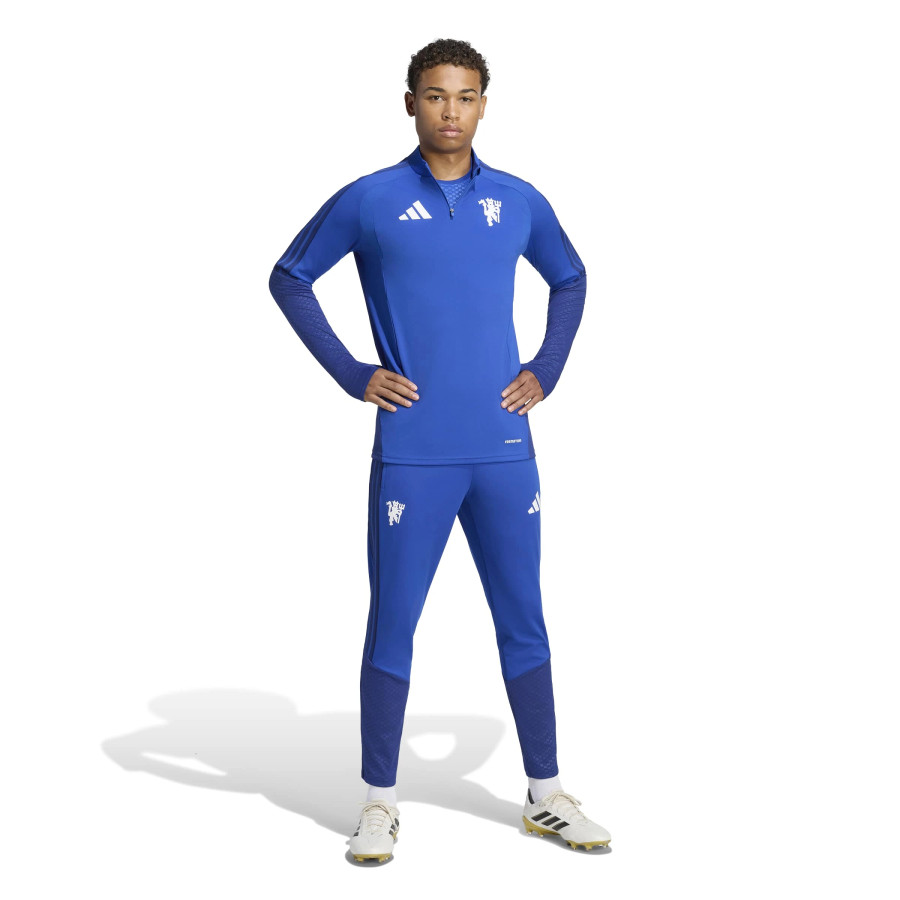 Sweat zippé Manchester United bleu