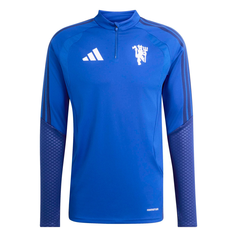 Sweat zippé Manchester United bleu