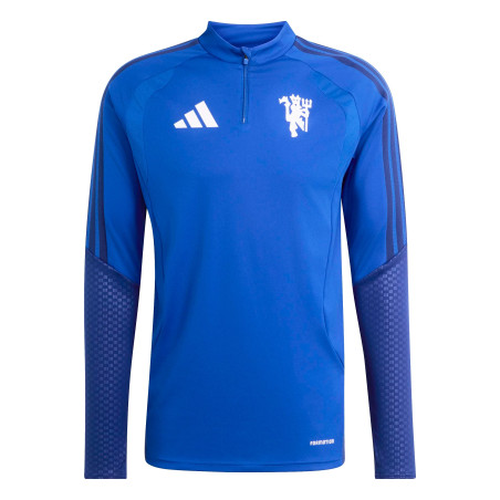 Sweat zippé Manchester United bleu