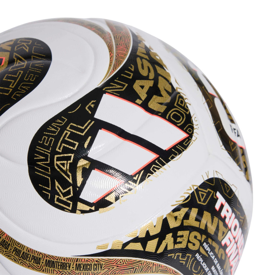 Ballon adidas Coupe du Monde 2026 LGE blanc or