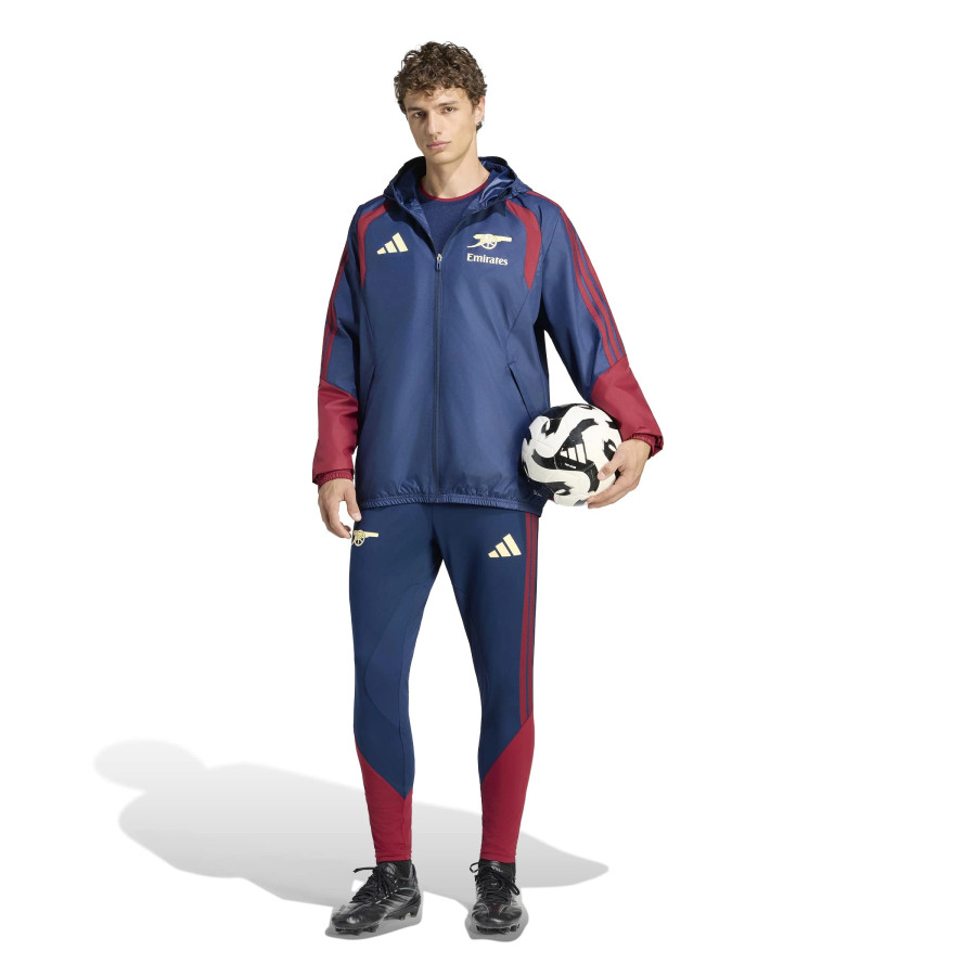 Veste imperméable Arsenal bleu rouge