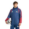 Veste imperméable Arsenal bleu rouge