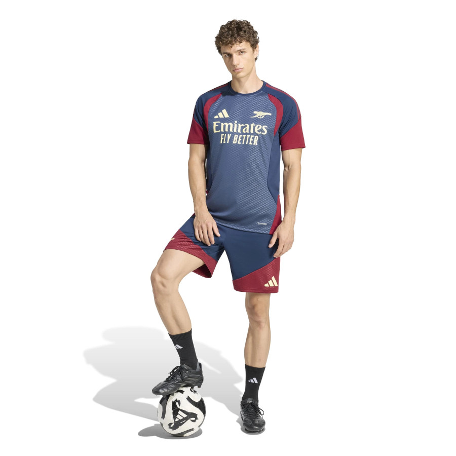 Maillot entraînement Arsenal bleu rouge