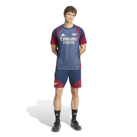 Maillot entraînement Arsenal bleu rouge