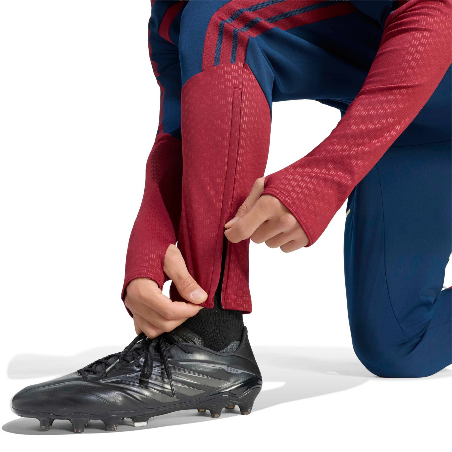 Pantalon survêtement Arsenal bleu rouge