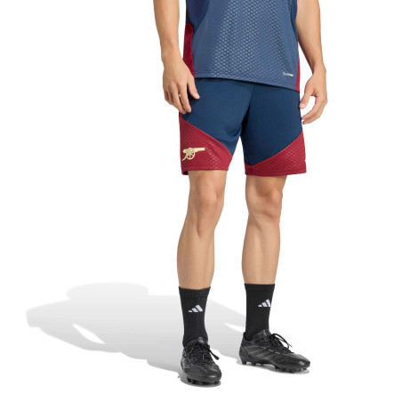 Short entraînement Arsenal bleu rouge