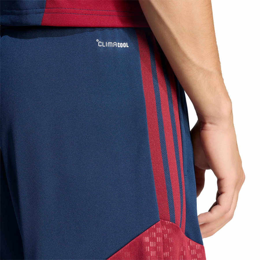 Short entraînement Arsenal bleu rouge