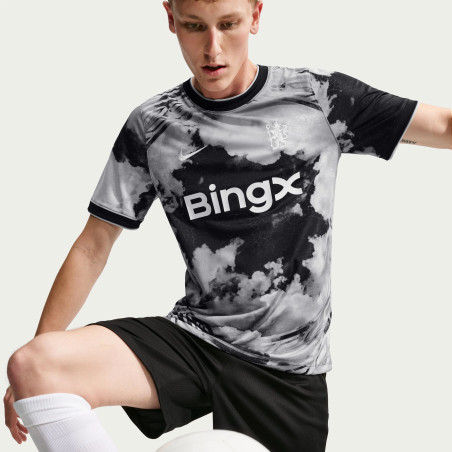 Maillot avant match Chelsea gris noir