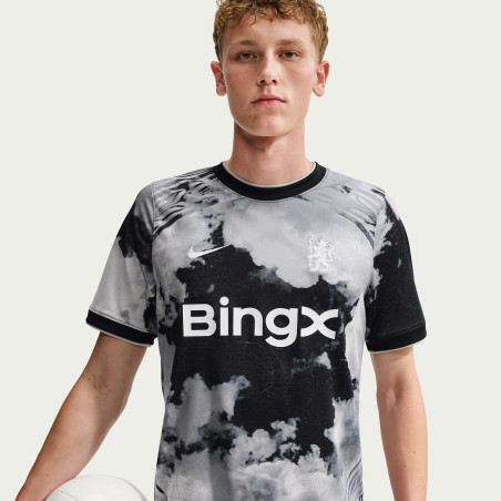 Maillot avant match Chelsea gris noir