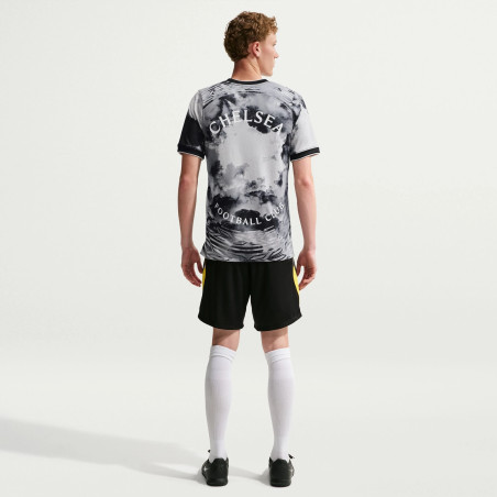 Maillot avant match Chelsea gris noir