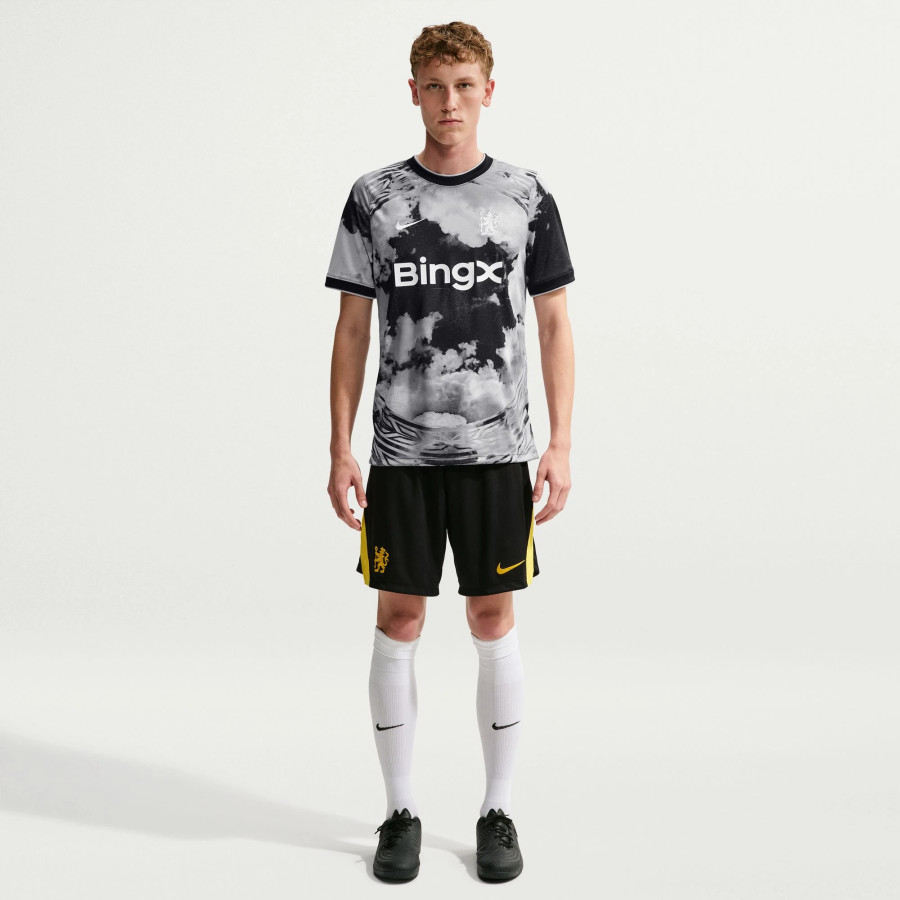 Maillot avant match Chelsea gris noir