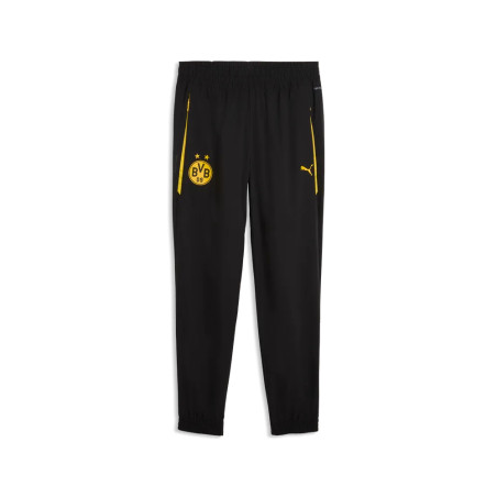 Pantalon survêtement Dortmund PumaTech Woven noir jaune