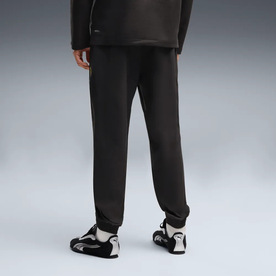 Pantalon survêtement Dortmund PumaTech Woven noir jaune
