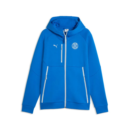 Veste survêtement OM PumaTech FZ bleu blanc