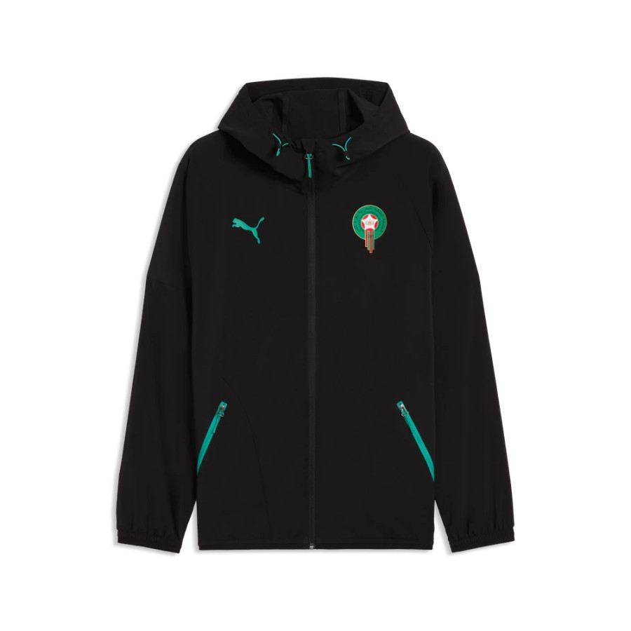 Veste survêtement Maroc Powertrain Woven noir vert