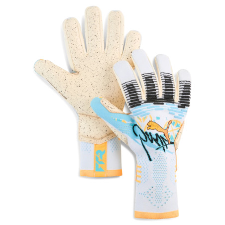 Gants gardien Puma Future Ultimate Playmaker blanc bleu