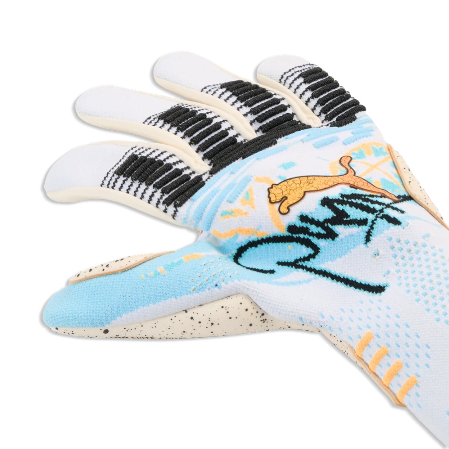 Gants gardien Puma Future Ultimate Playmaker blanc bleu