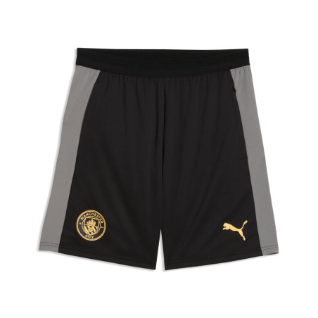 Short entraînement Manchester City noir jaune