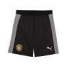 Short entraînement Manchester City noir jaune