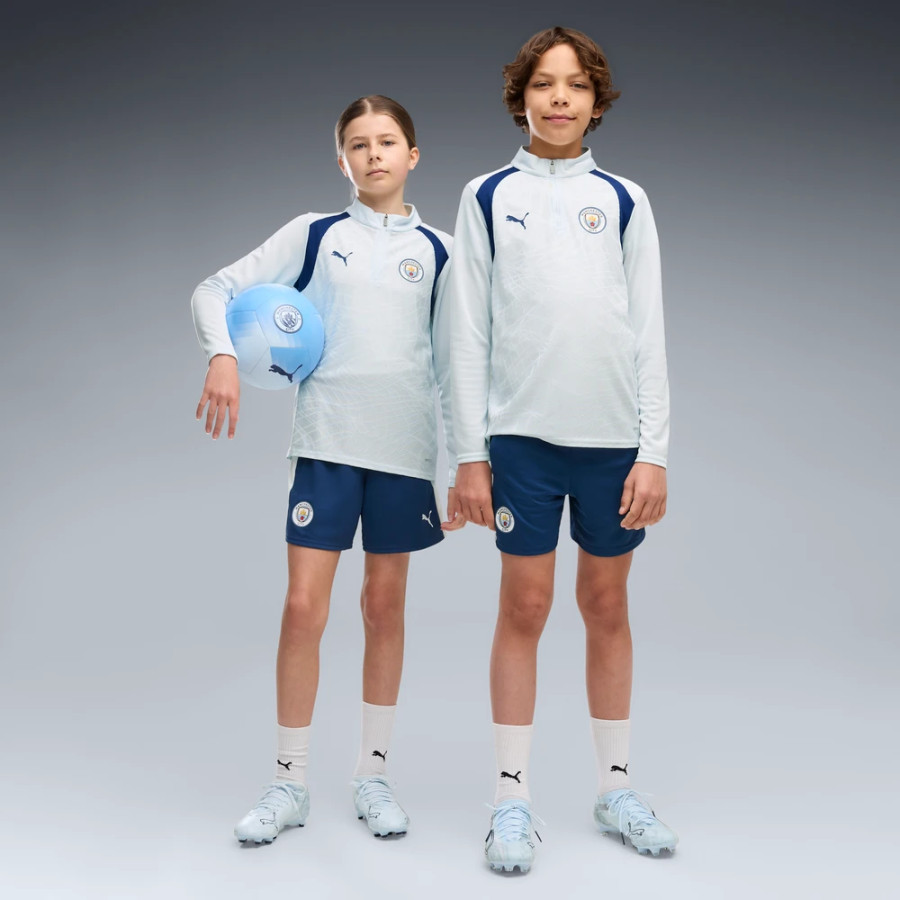 Short entraînement junior Manchester City bleu