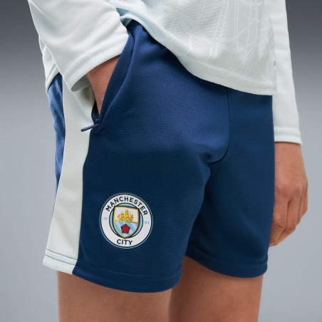 Short entraînement junior Manchester City bleu