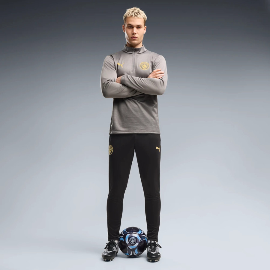 Pantalon survêtement Manchester City noir jaune
