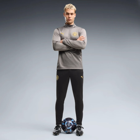 Pantalon survêtement Manchester City noir jaune