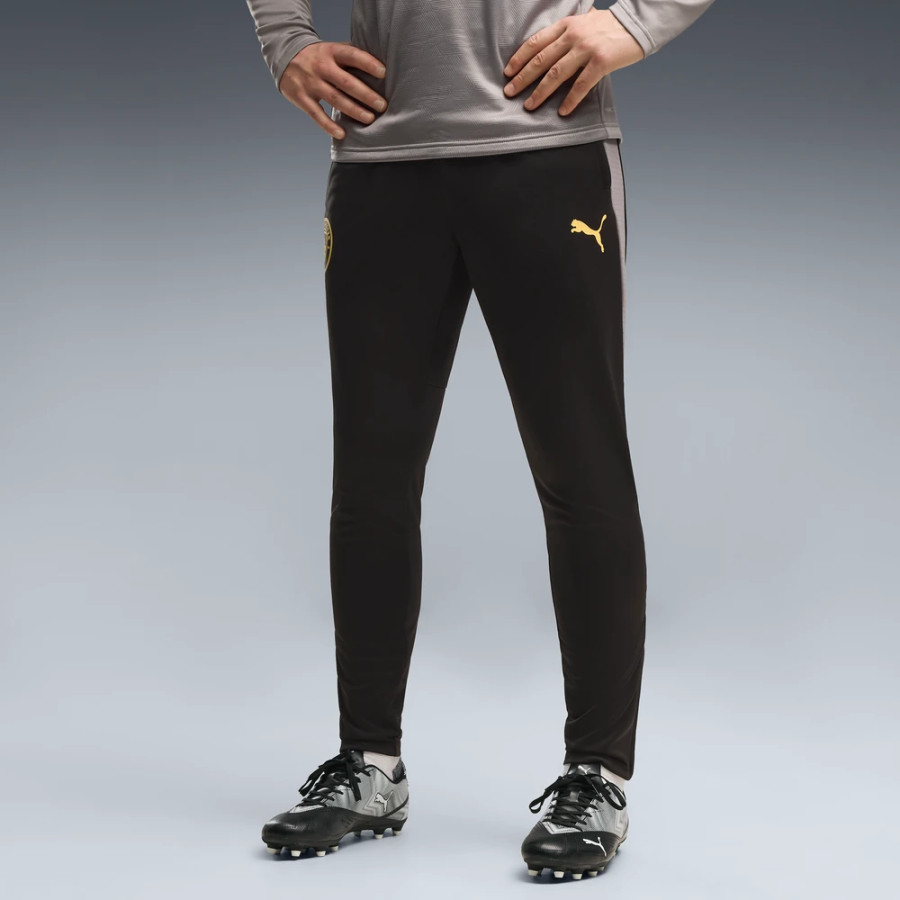 Pantalon survêtement Manchester City noir jaune
