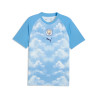 Maillot avant match Manchester City bleu blanc