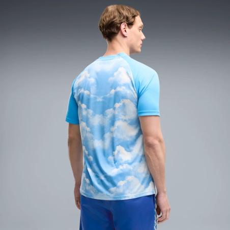 Maillot avant match Manchester City bleu blanc