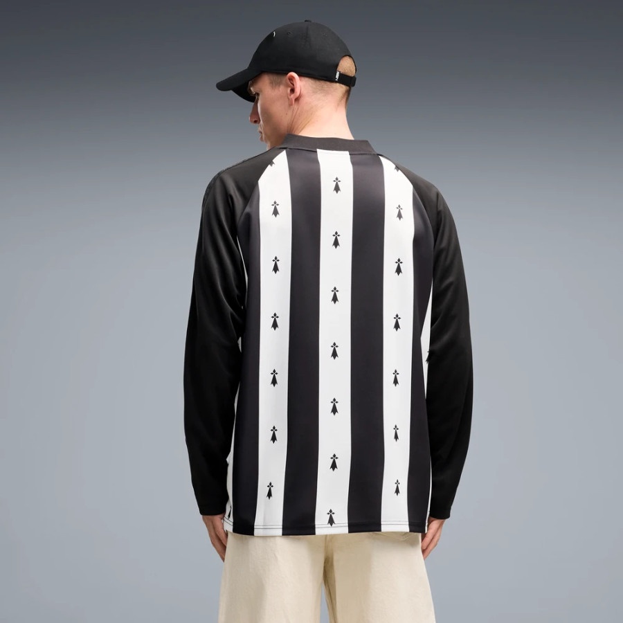 Maillot Stade Rennais King manches longues noir blanc