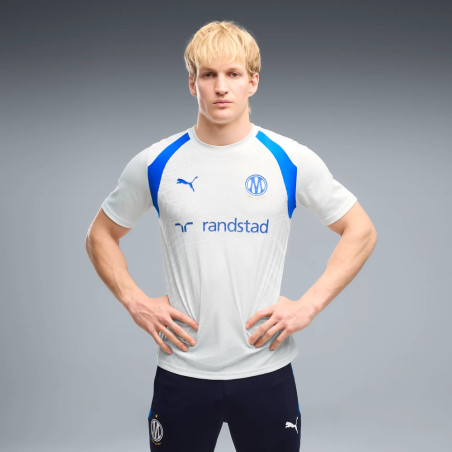 Maillot entraînement OM blanc bleu