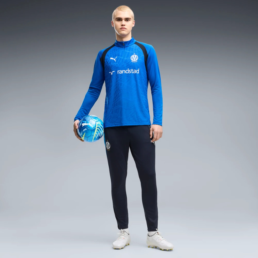 Sweat zippé OM bleu noir