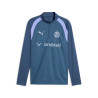 Sweat zippé OM bleu violet