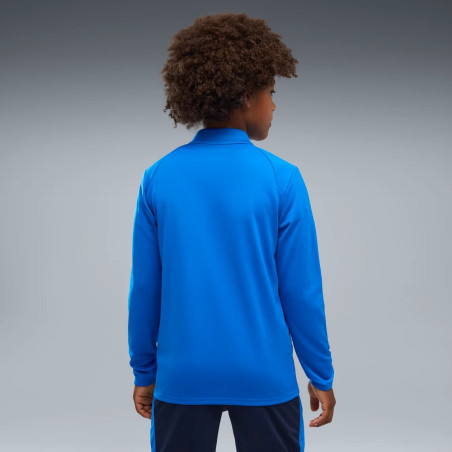 Sweat zippé junior OM bleu noir