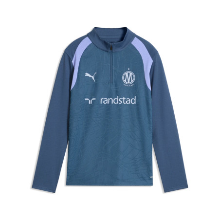 Sweat zippé junior OM bleu violet