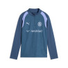 Sweat zippé junior OM bleu violet