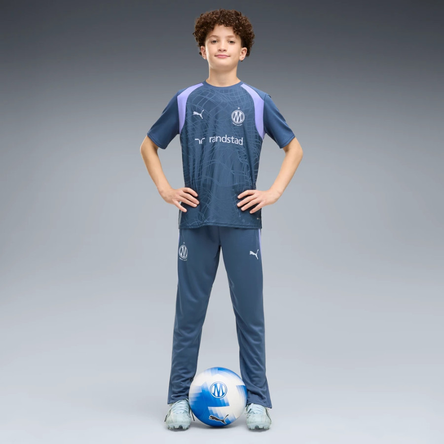 Pantalon survêtement junior OM bleu violet
