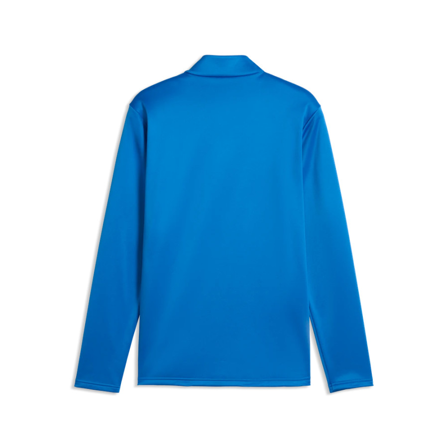 Sweat zippé OM Warm bleu blanc
