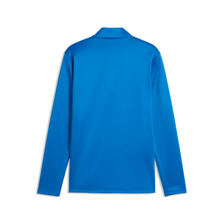 Sweat zippé OM Warm bleu blanc